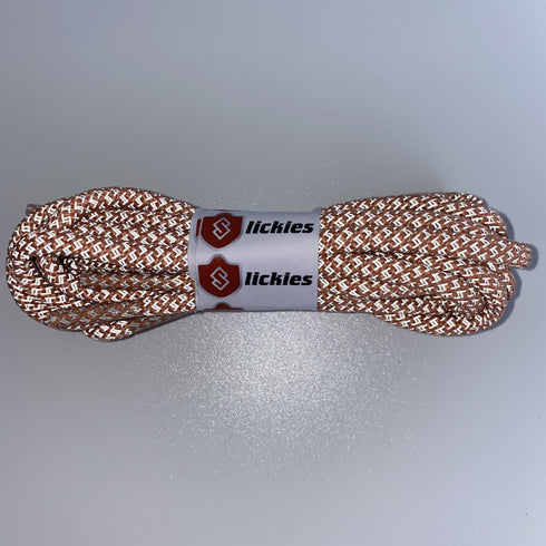 Yeezy Laces 3M Reflective Static Ash Stone Orange Rope Laces